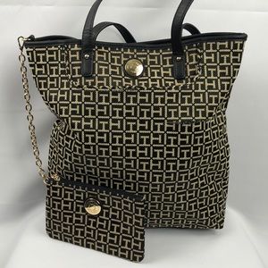 Tommy Hilfiger Logo Tote Handbag